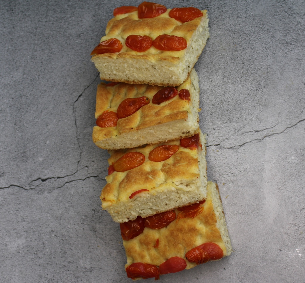 Focacia With Rosemary & Cherry Tomato 