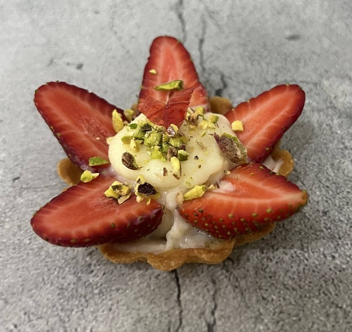 Ashta Strawberry Tarte- 4 Pieces